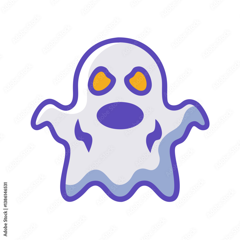 Whimsical Ghost Icon for Creative Projects Whimsical Ghost Icon for Creative Projects