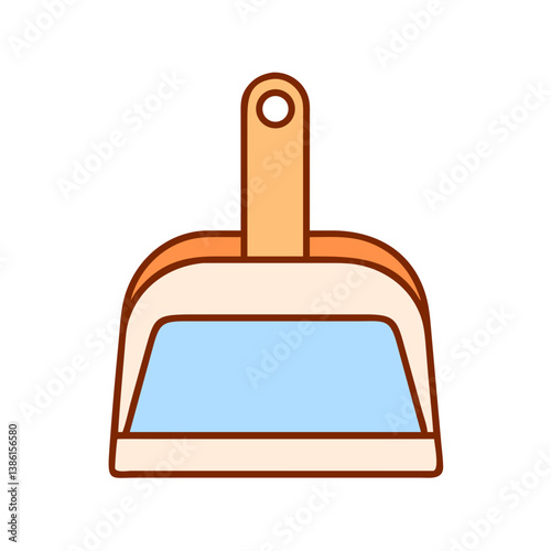 Cartoon Dustpan Cleaning Tool, Home Cleaning Supplies