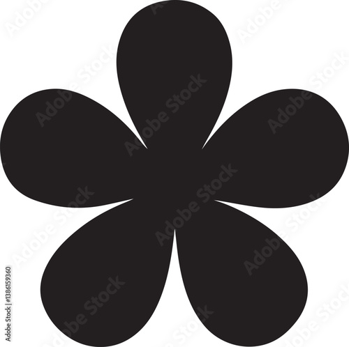 Green four-leaf clover illustration with butterfly isolated on black background, symbolizing luck and celebration for St Patrick's Day