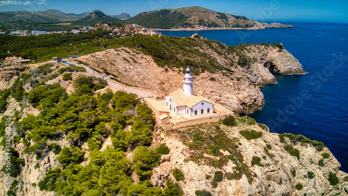 FARO DE CAPDEPERA en Mallorca. Fotos aéreas con dron.