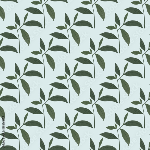 Branch Study Seamless Vector Pattern Design