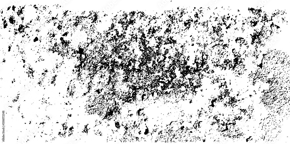 Fototapeta premium Distressed Dirty rough overlay texture. Aged splatter grunge dust messy background.