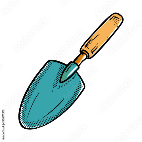 Garden Trowel for Plant Care in Vibrant Colors  