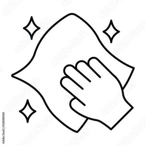 Hand clean vector, pixel perfect, illustrator file 
