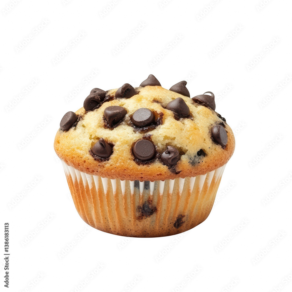 Delicious mini chocolate chip muffin for dessert lovers Delicious mini chocolate chip muffin for dessert lovers