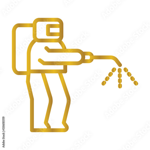 Disinfectant man vector, pixel perfect, illustrator file 
 