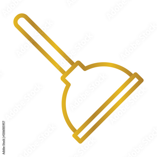 Plunger vector, pixel perfect, illustrator file 
