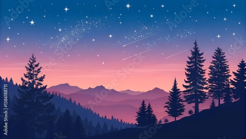 Twilight Starry Gradient
