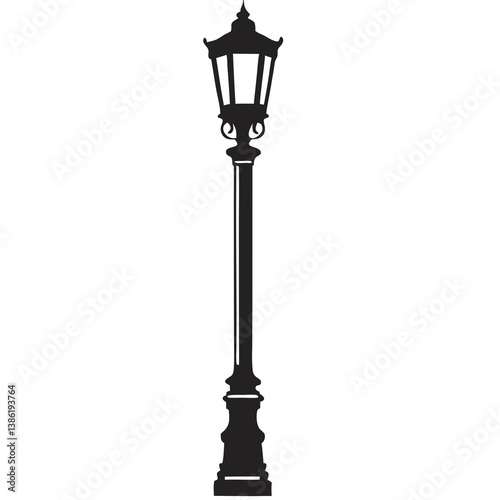 old street lamp