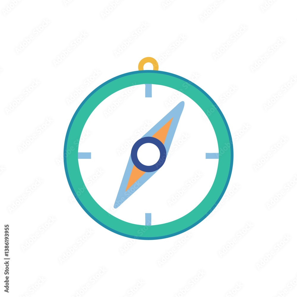 Compass Illustration for Navigation, Direction, and Exploration Purposes Compass Illustration for Navigation, Direction, and Exploration Purposes