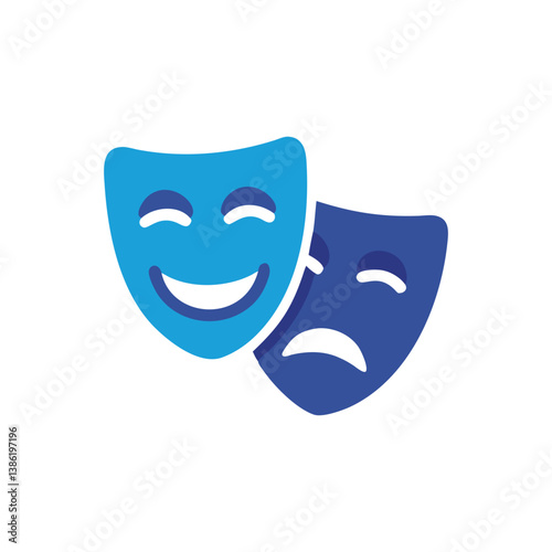 Comedy and Tragedy Masks: Symbol of Drama and Theater