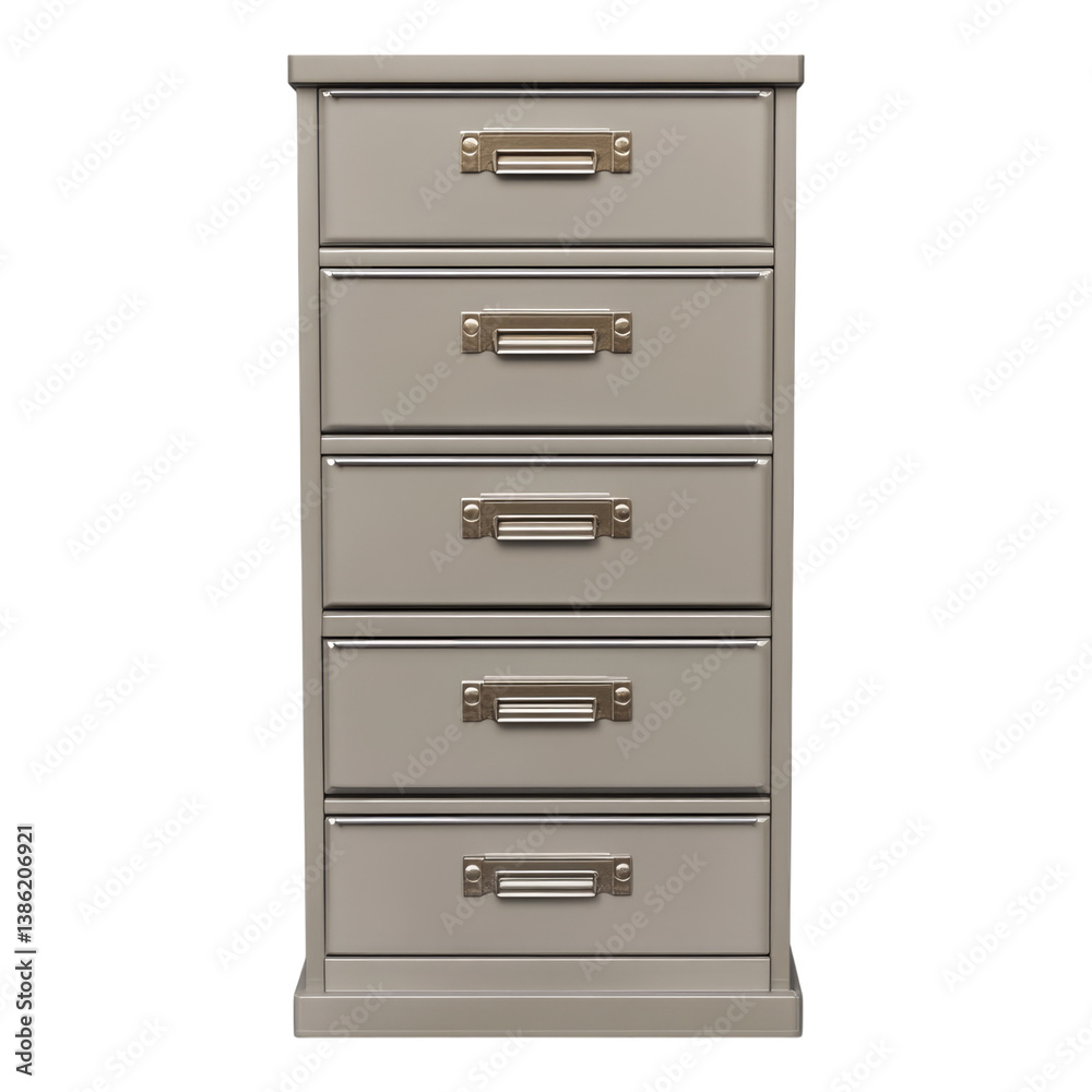Filling cabinet Isolated on transparent Background