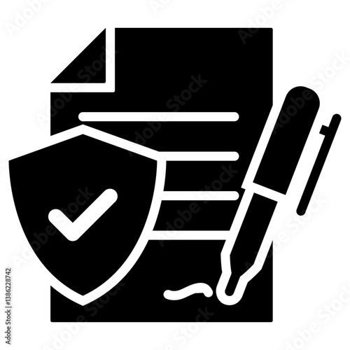 Agrrement icon glyph