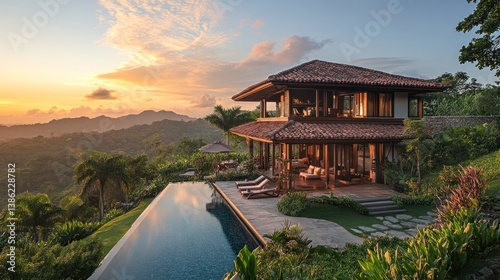 Luxury Villa with Infinity Pool and Breathtaking Sunset Views