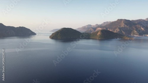 Marmaris, Turkey – Aerial View of Coastal Town and Mediterranean Landscape | 4K Drone Video