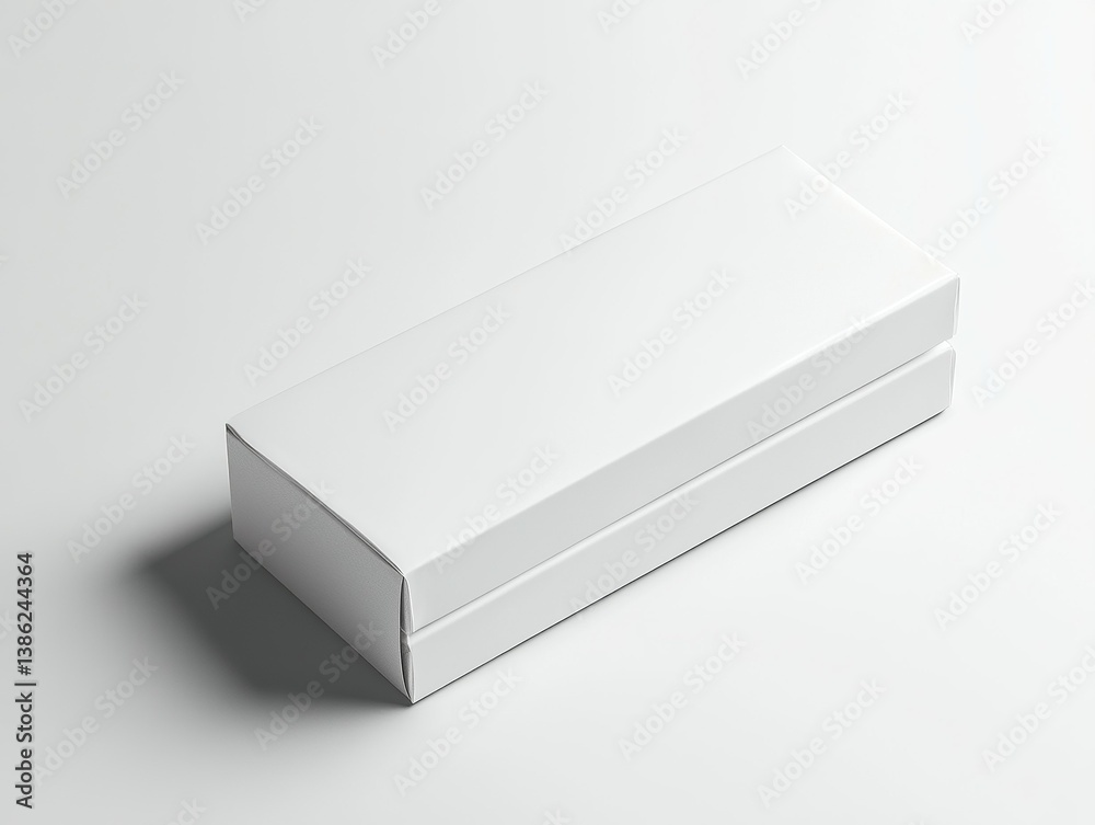 Clean white box in plain studio setting. Minimalist product packaging, ideal for presentations or mockups. Clean white box in plain studio setting. Minimalist product packaging, ideal for presentations or mockups.