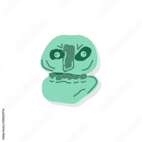 Monster or bogeyman. Various quirky and ugly creatures. Halloween concept