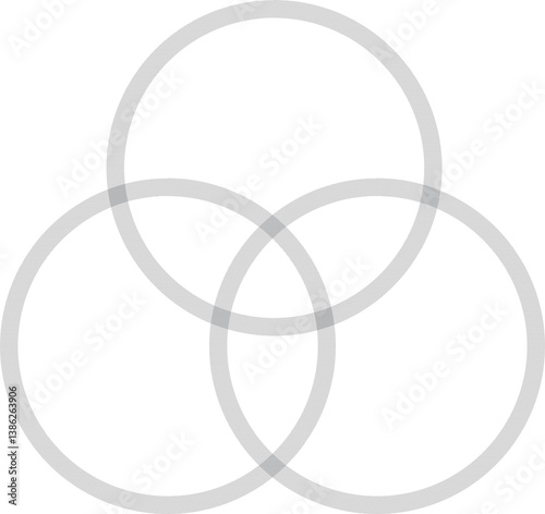 a three-circle drawing