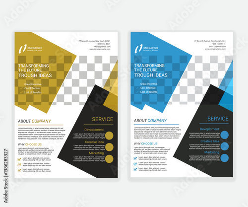 Transform Your Yard with Professional Lawn Care & Gardening Services Flyer Design Template