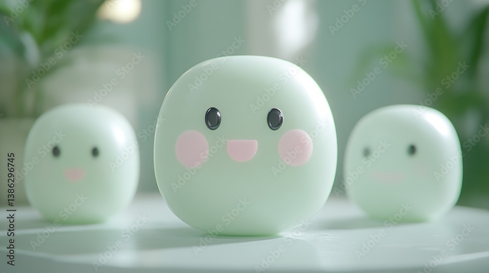 Adorable Round Nightlights with Friendly Faces for Cozy Home Decor and Childrens Rooms Adorable Round Nightlights with Friendly Faces for Cozy Home Decor and Childrens Rooms