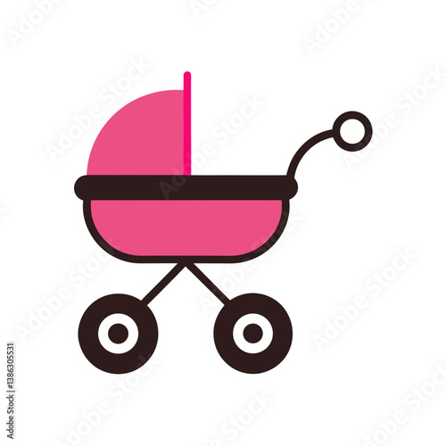 baby carriage vector illustration