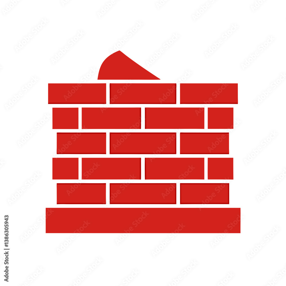 red brick wall with bricks
