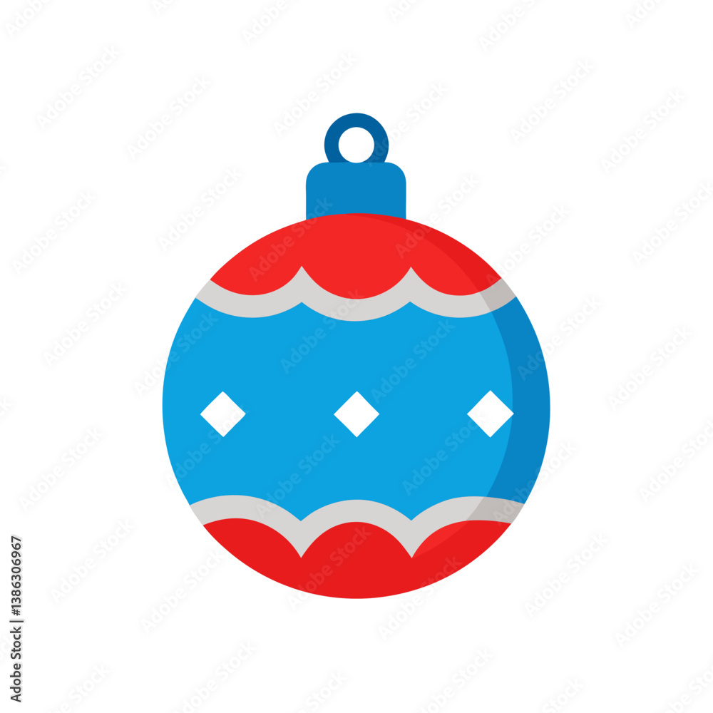 Obraz premium christmas ball vector