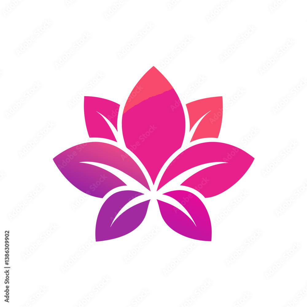 Fototapeta premium vector illustration of a flower