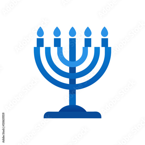 menorah vector illustration