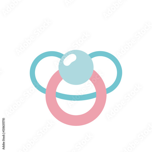 baby pacifier vector illustration