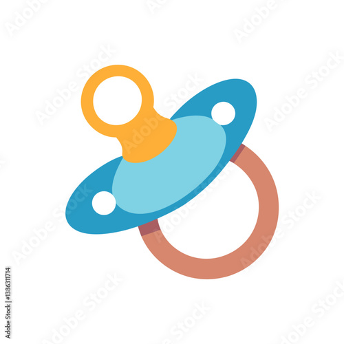 baby pacifier vector illustration
