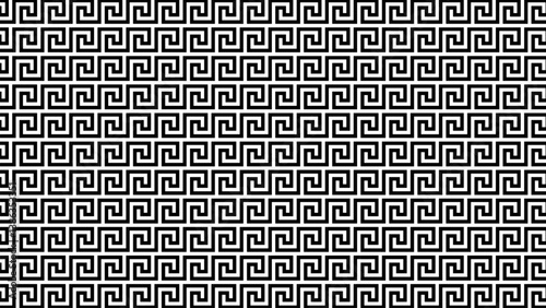 Greek Meander Pattern. Greek key pattern. Geometric lines. Abstract pattern with ancient Greek motifs. Illustration. Abstract background, fashion, ceramic tiles, textile ornaments, textures.