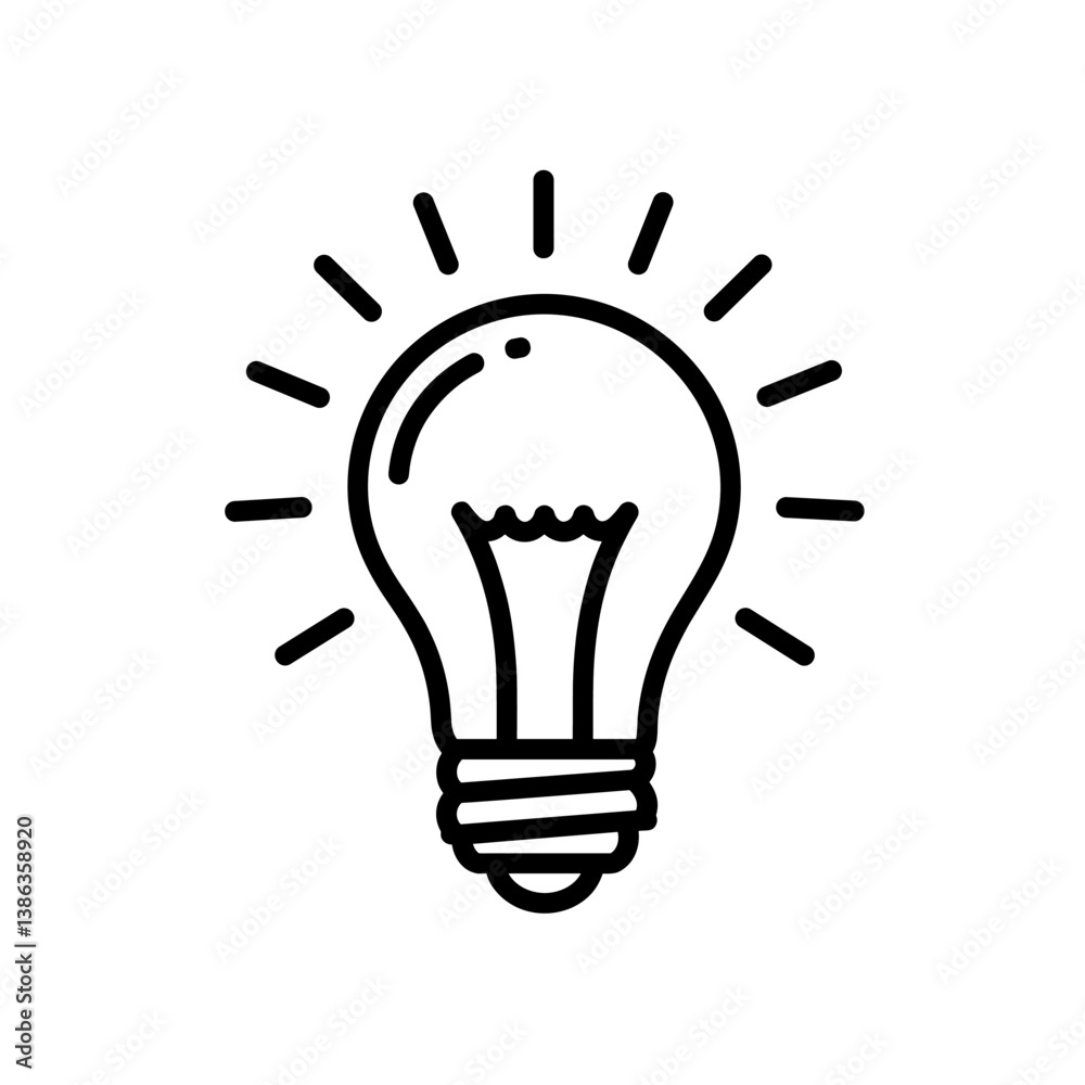 Lightbulb of Innovation: A simple yet potent visual metaphor, the lightbulb radiates brilliance and insight, signifying the spark of an idea and the power of innovation. Lightbulb of Innovation: A simple yet potent visual metaphor, the lightbulb radiates brilliance and insight, signifying the spark of an idea and the power of innovation.