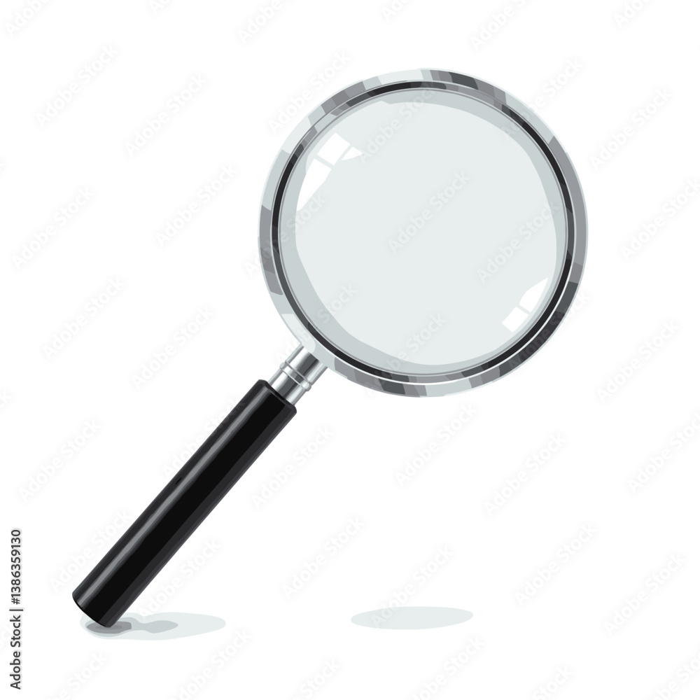 Magnifying Glass: A detailed image of a classic magnifying glass, symbolising exploration and a closer look, ideal for concepts around investigation and research. Magnifying Glass: A detailed image of a classic magnifying glass, symbolising exploration and a closer look, ideal for concepts around investigation and research.