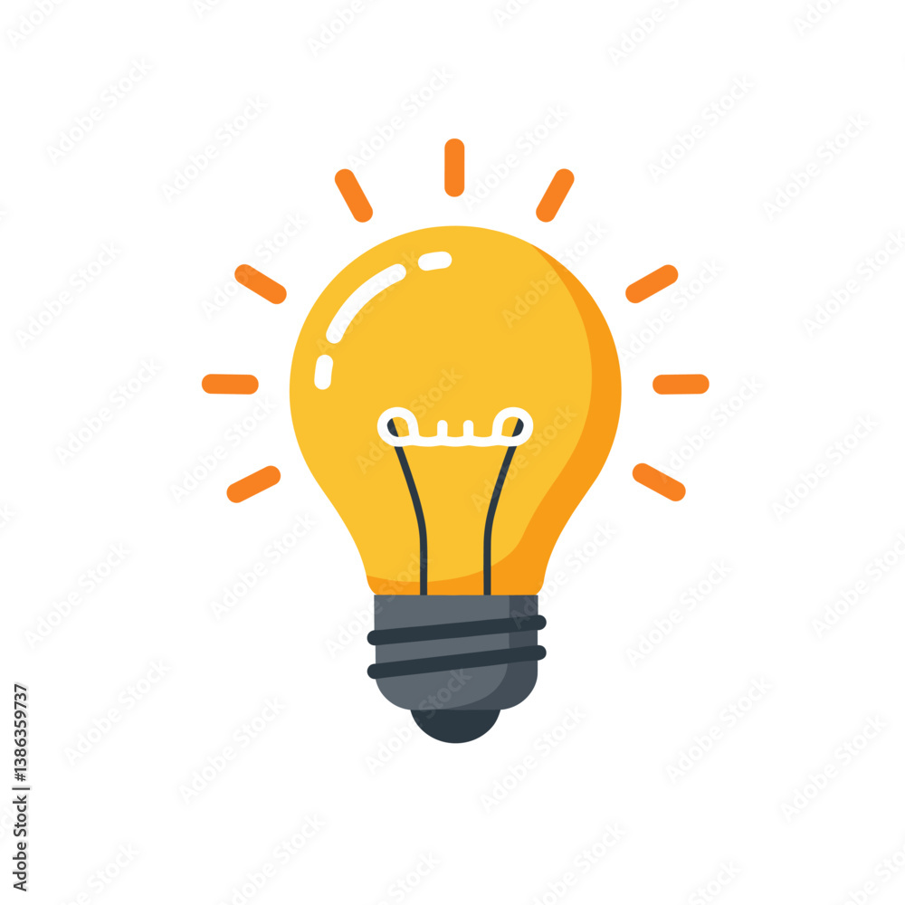 Brilliant Idea: The captivating allure of a bright light bulb, emanating a golden glow, symbolizing the birth of fresh concepts and innovative thinking. Brilliant Idea: The captivating allure of a bright light bulb, emanating a golden glow, symbolizing the birth of fresh concepts and innovative thinking.