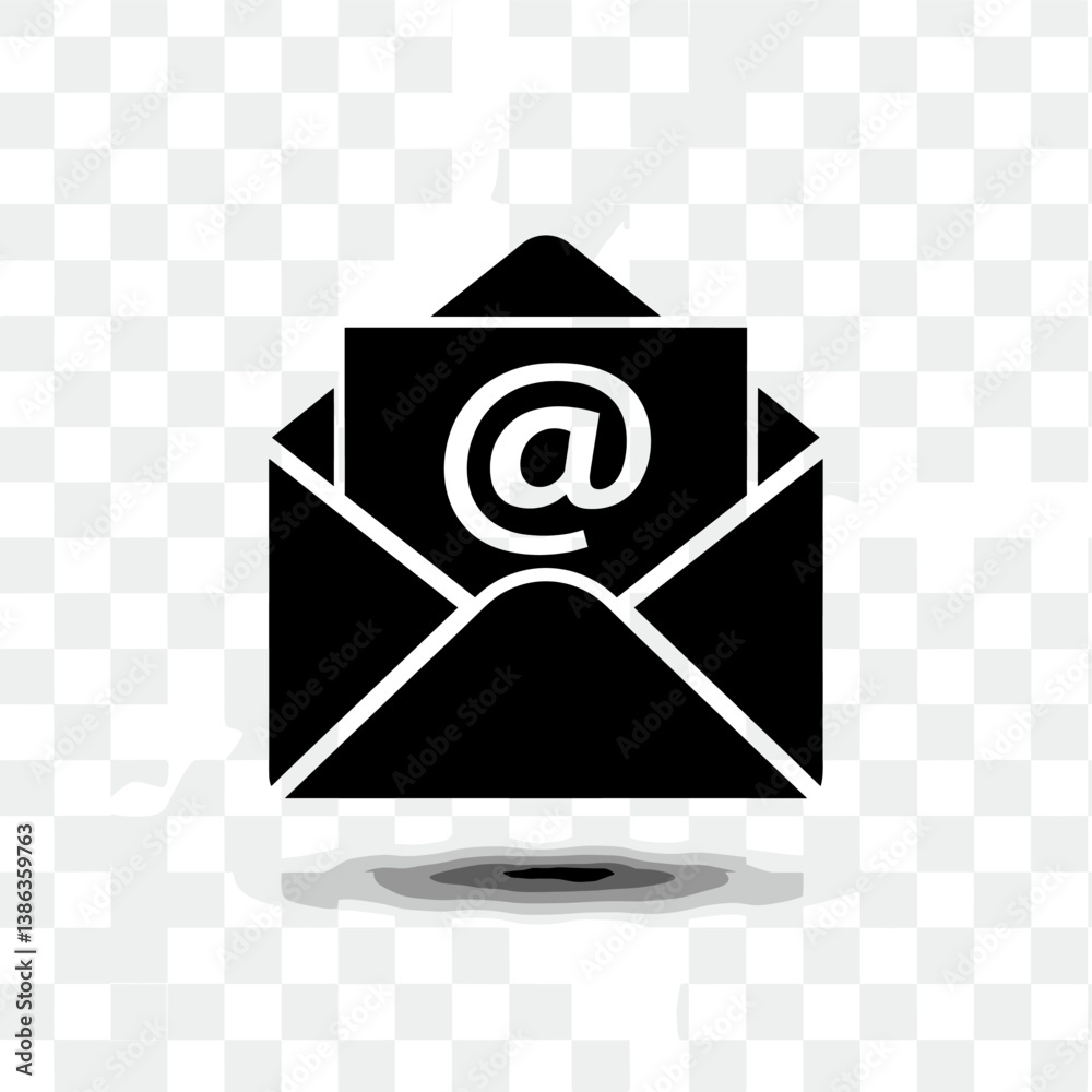 Digital Envelope: A simple and direct digital illustration of an open envelope, with an email symbol popping from its heart, ideal for web design. Digital Envelope: A simple and direct digital illustration of an open envelope, with an email symbol popping from its heart, ideal for web design.