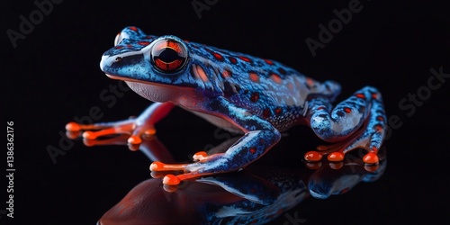 Post zygotic isolation amphibians A hybrid frog with reduced immune function showcasing the limitations of interbreeding realistic accurate anatomy