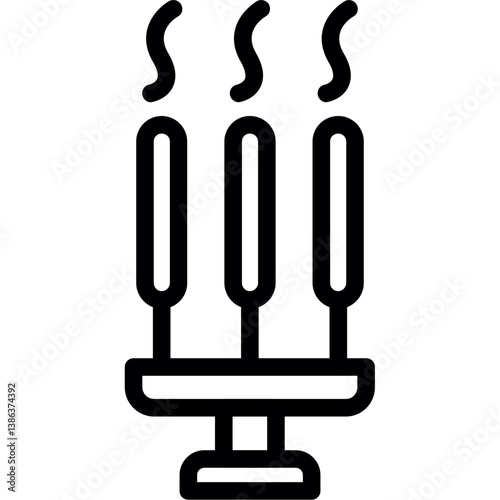 Incense Stick Icon