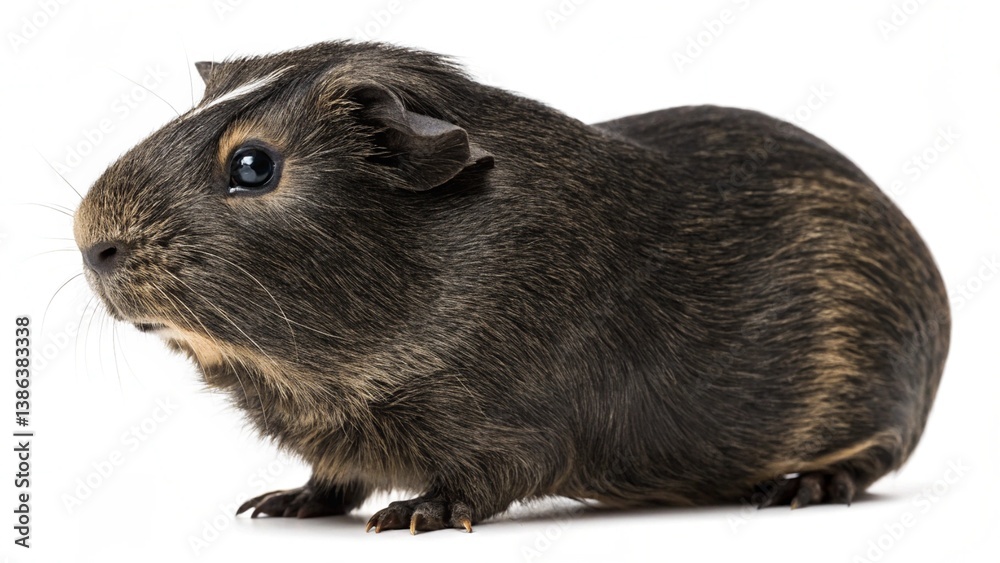 guinea hog pig isolated on white background guinea hog pig isolated on white background