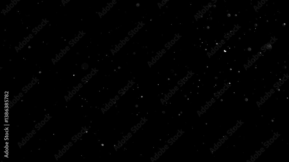 Natural Organic Dust Particles Floating On Black Background. Glittering Sparkling Particles Randomly Spin In The Air With Bokeh. Dynamic Particles With Fast And Slow Motion. Shimmering Dust In Space. Natural Organic Dust Particles Floating On Black Background. Glittering Sparkling Particles Randomly Spin In The Air With Bokeh. Dynamic Particles With Fast And Slow Motion. Shimmering Dust In Space.