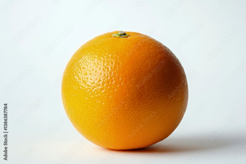 Close-up of Round Orange Fruit on White Background Still Life Close-up of Round Orange Fruit on White Background Still Life