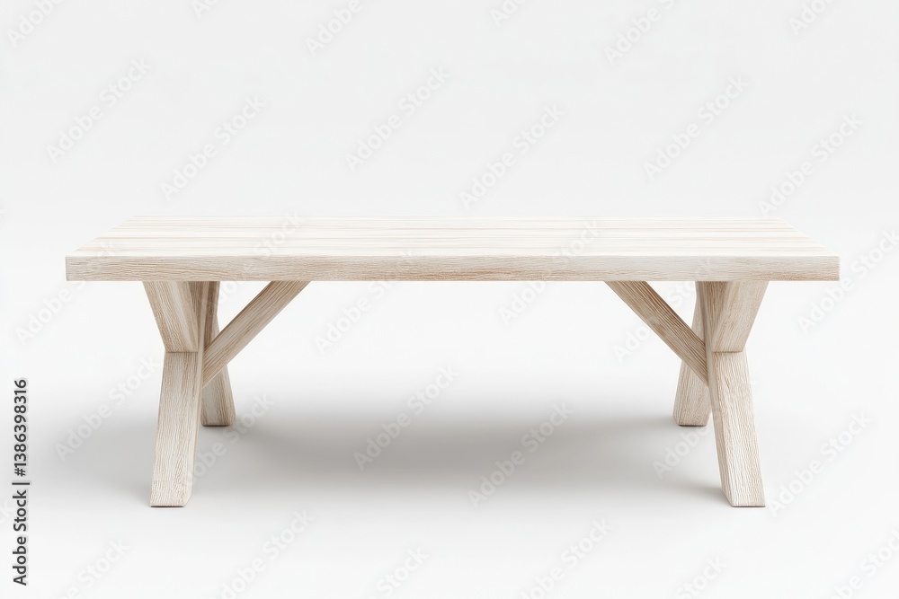 Simple light wooden table Simple light wooden table