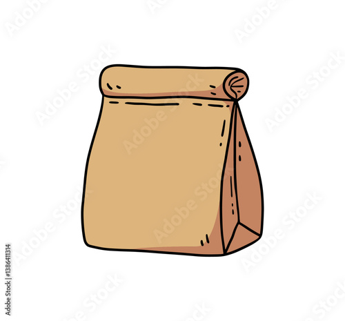 A brown paper bag