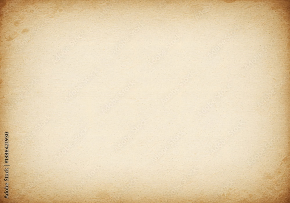 Obraz premium Vintage Paper Texture Background for Design Aged, Grunge, Retro, Antique Parchment.