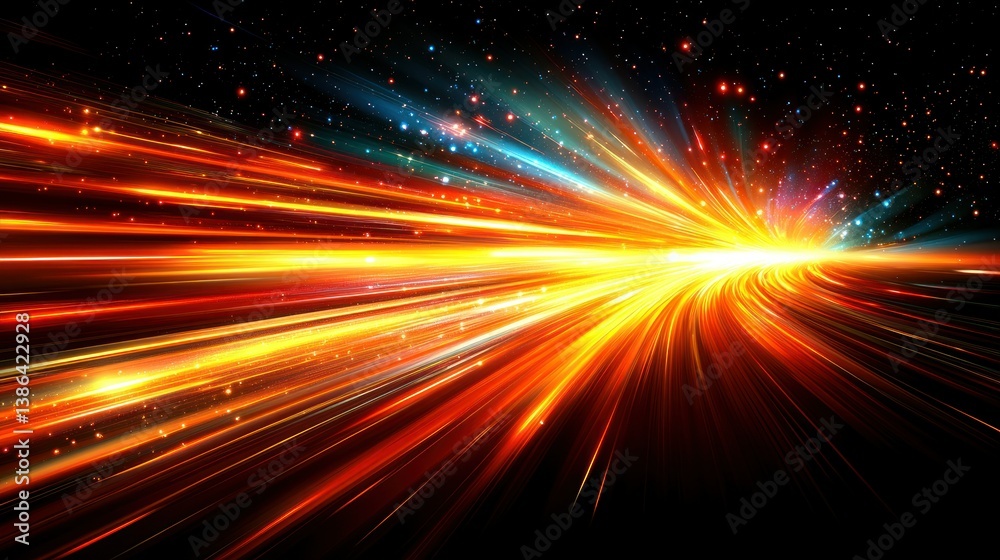 Cosmic Speed: A Journey Through the Starry Expanse