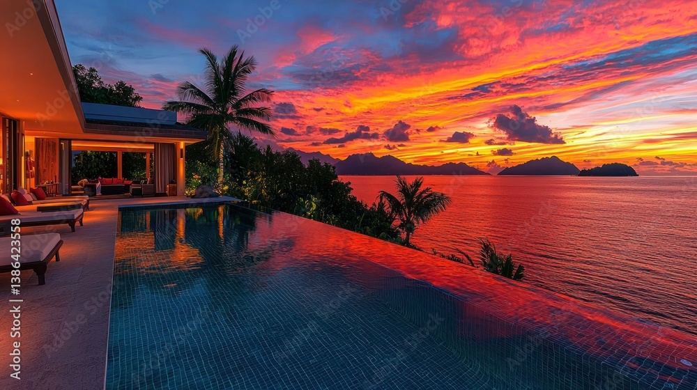 Luxury Villa Sunset Paradise: Infinity Pool with Breathtaking Ocean View