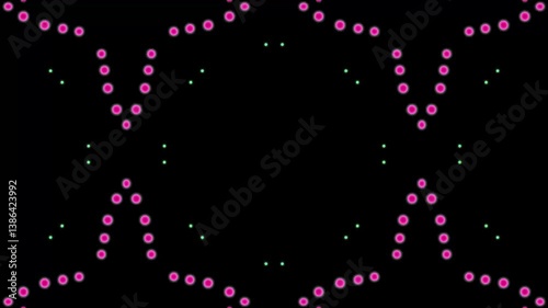Geometric kaleidoscope pattern background