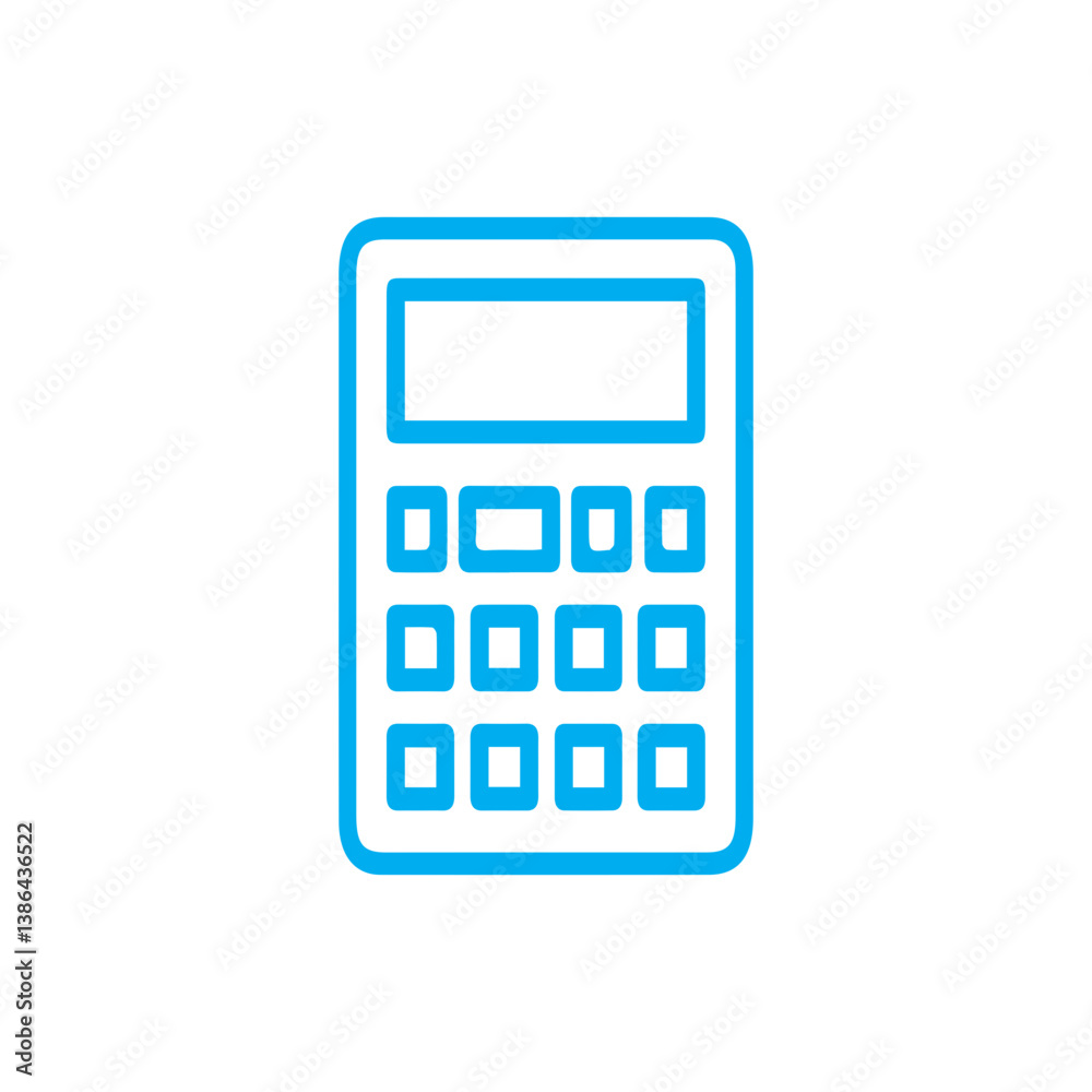 Accounting calculator Icon Accounting calculator Icon