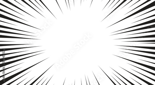 Comic style background with speed lines