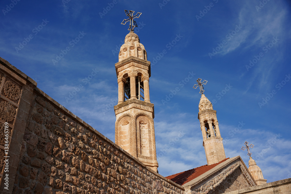 Mor Gabriel Monastery in Midyat, Mardin, Turkiye Mor Gabriel Monastery in Midyat, Mardin, Turkiye